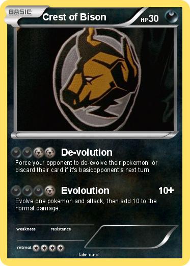 Pokemon Crest of Bison