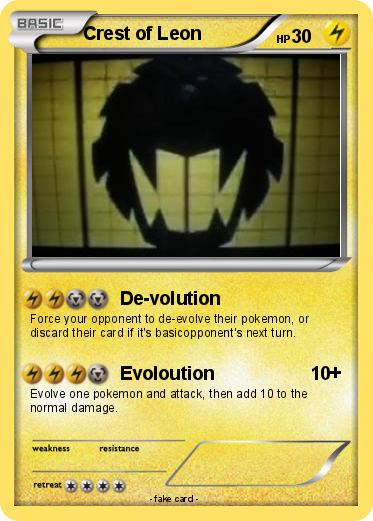 Pokemon Crest of Leon