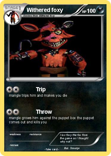 Pokemon Withered foxy