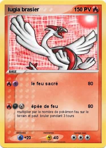 Pokemon lugia brasier