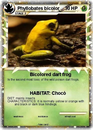 Pokemon Phyllobates bicolor