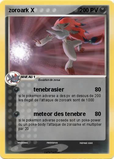 Pokemon zoroark X