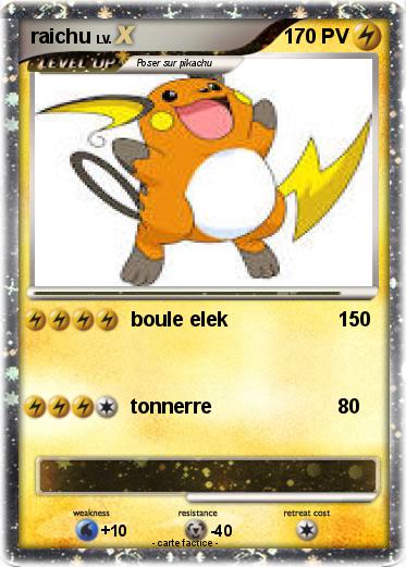 Pokemon raichu