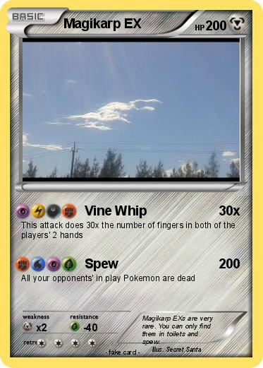 Pokemon Magikarp EX