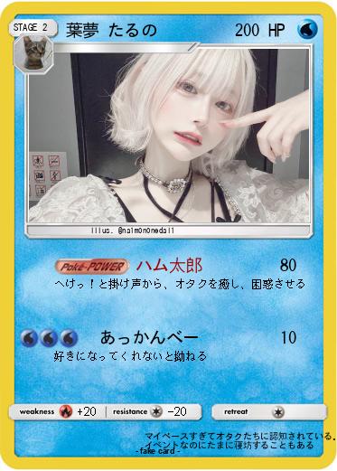 Pokemon 葉夢 たるの