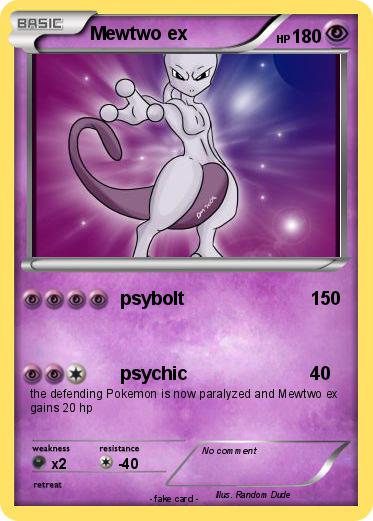 Pokemon Mewtwo ex