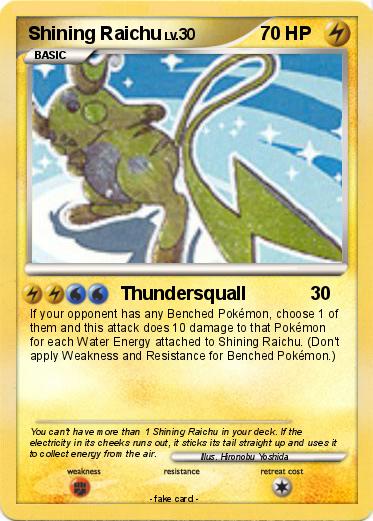 Pokemon Shining Raichu