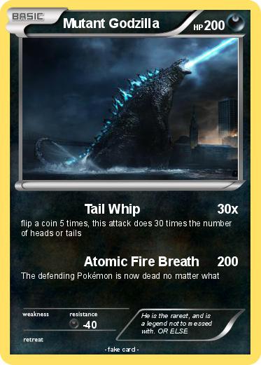 Pokemon Mutant Godzilla