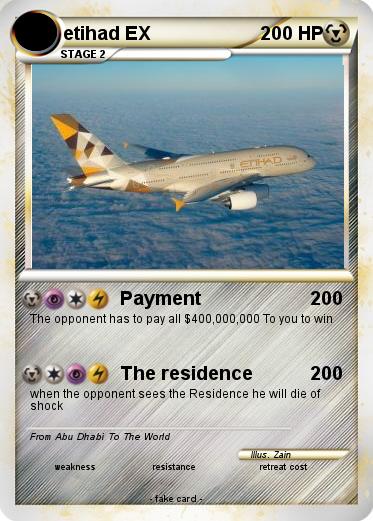 Pokemon etihad EX