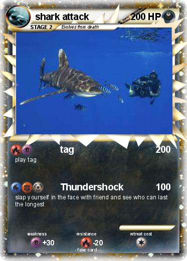 Pokemon shark attack