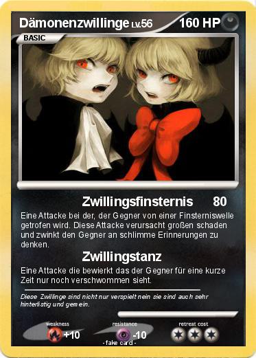 Pokemon Dämonenzwillinge