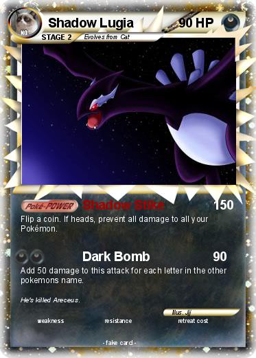 Pokemon Shadow Lugia
