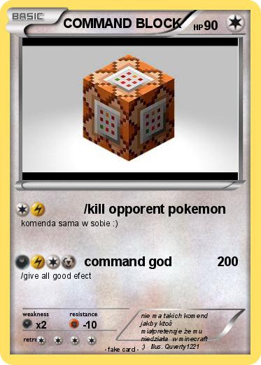 Pokemon COMMAND BLOCK