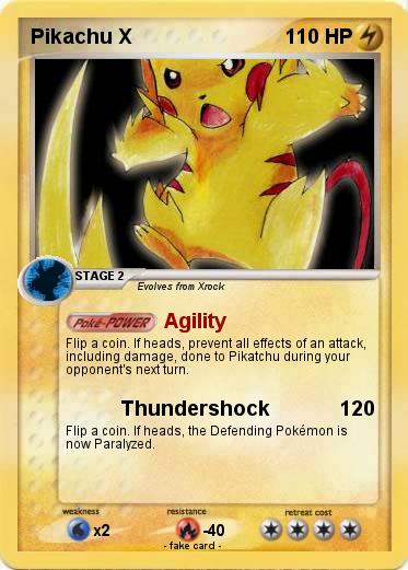 Pokemon Pikachu X