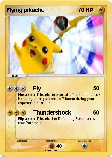 Pokemon Flying pikachu