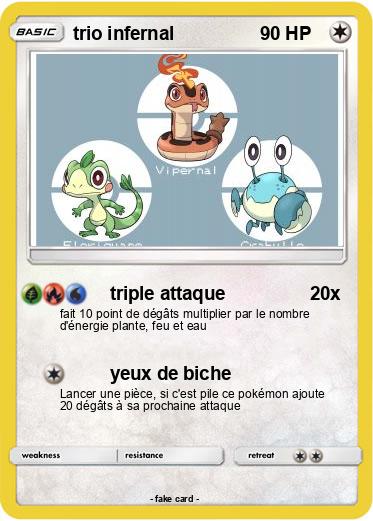 Pokemon trio infernal