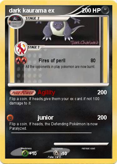 Pokemon dark kaurama ex