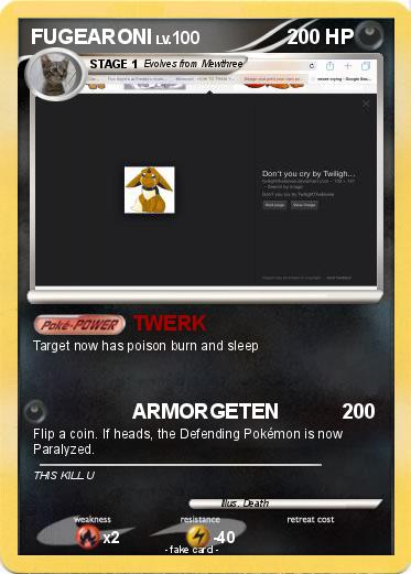 Pokemon FUGEARONI