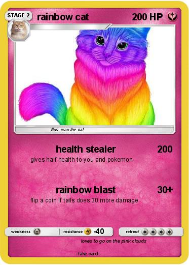 Pokemon rainbow cat