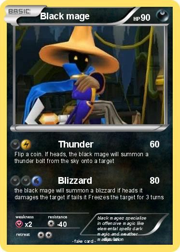 Pokemon Black mage