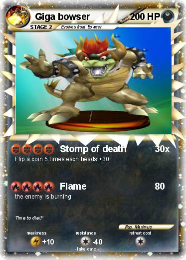 Pokemon Giga bowser