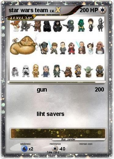 Pokemon star wars team