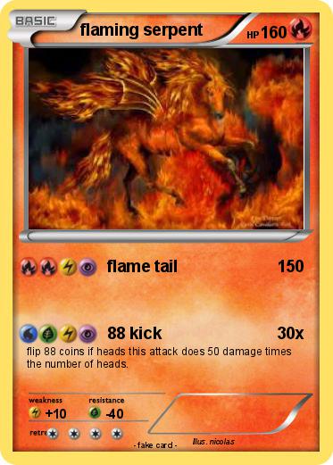 Pokemon flaming serpent