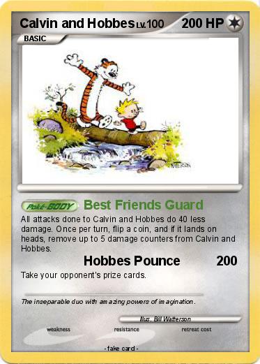 Pokemon Calvin and Hobbes