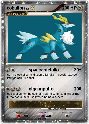 Pokemon cobalion