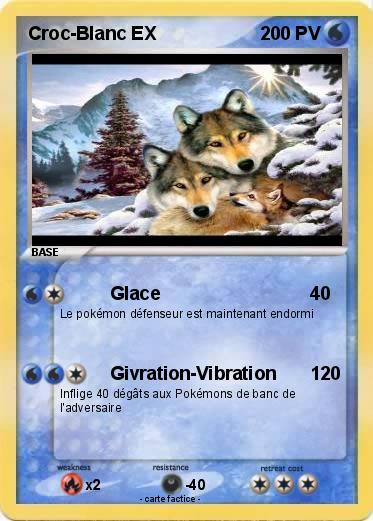 Pokemon Croc-Blanc EX