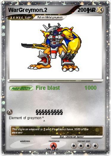 Pokemon WarGreymon.2                          §