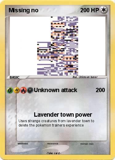 Pokemon Missing no
