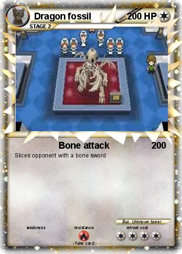 Pokemon Dragon fossil