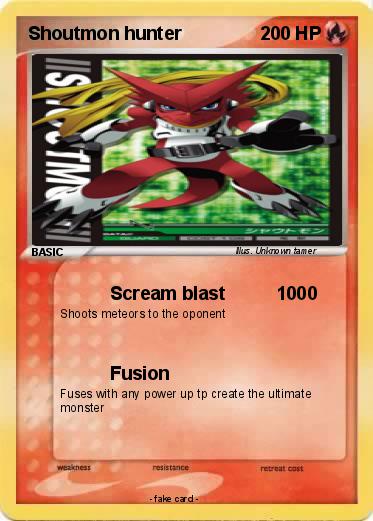 Pokemon Shoutmon hunter