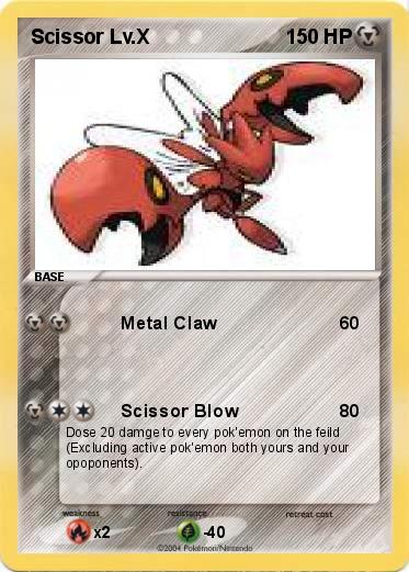 Pokemon Scissor Lv.X