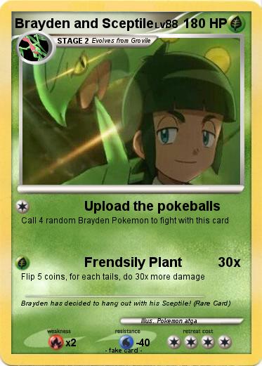 Pokemon Brayden and Sceptile
