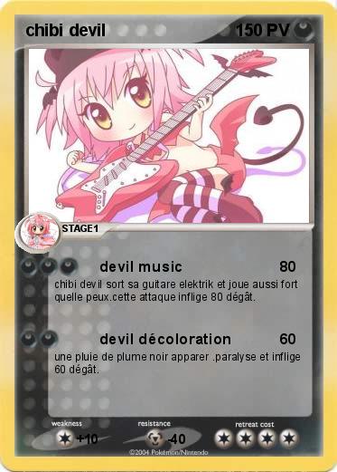 Pokemon chibi devil