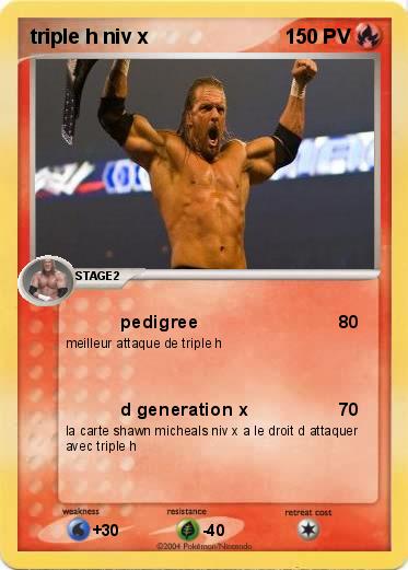 Pokemon triple h niv x