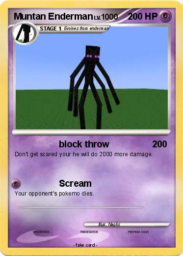 Pokemon Muntan Enderman