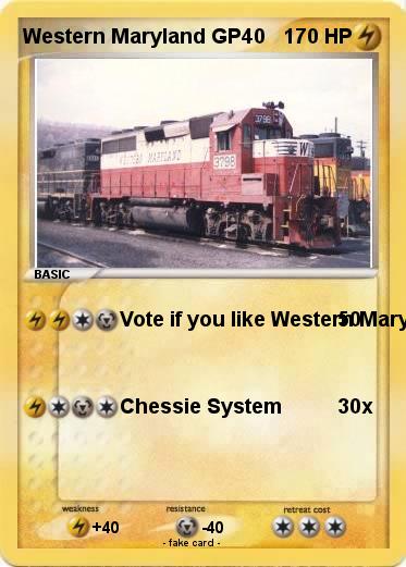 Pokemon Western Maryland GP40