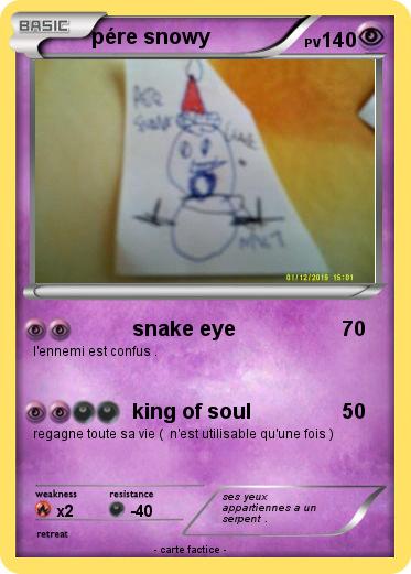 Pokemon pére snowy