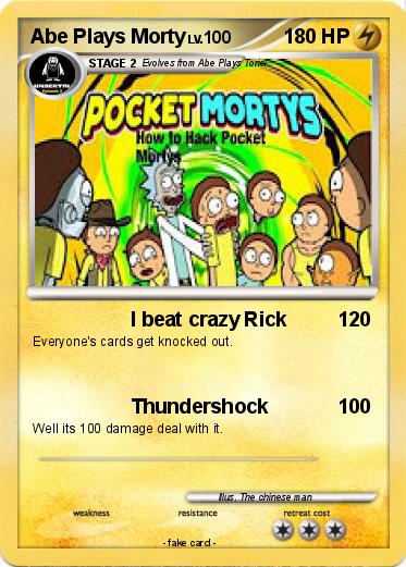 Pokemon Abe Plays Morty