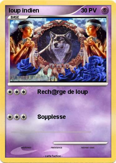 Pokemon loup indien