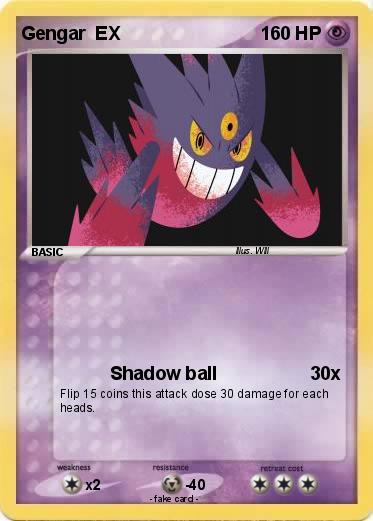 Pokemon Gengar  EX