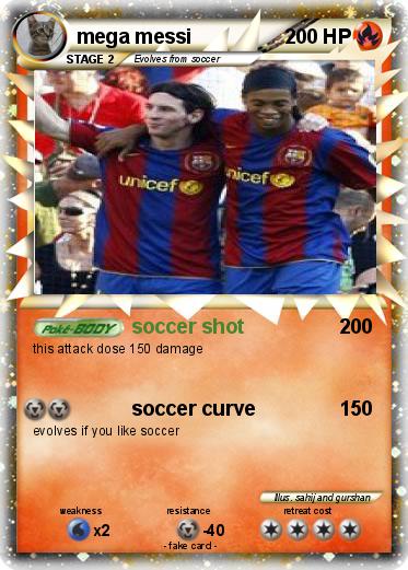 Pokemon mega messi