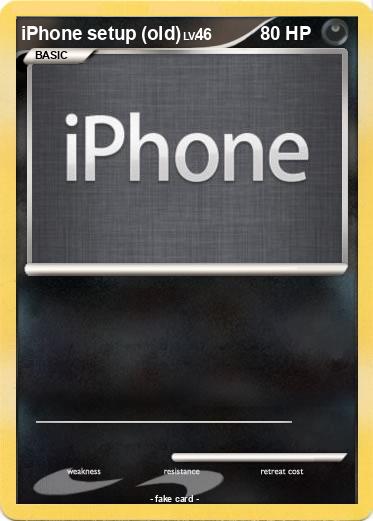 Pokemon iPhone setup (old)