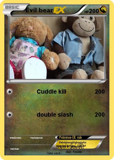 Pokemon Evil bear