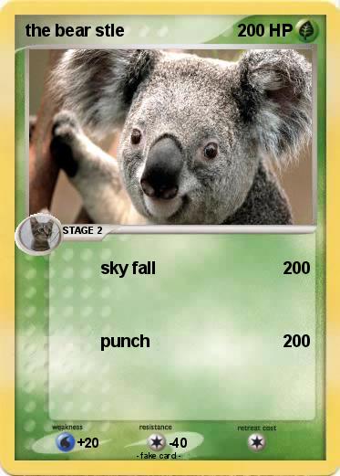 Pokemon the bear stle