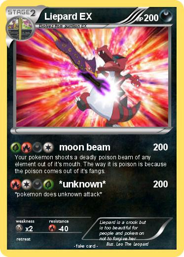 Pokemon Liepard EX