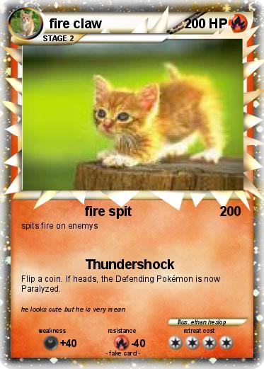 Pokemon fire claw
